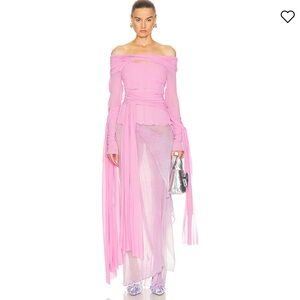 Acne pink mummy top READ DESCRIPTION